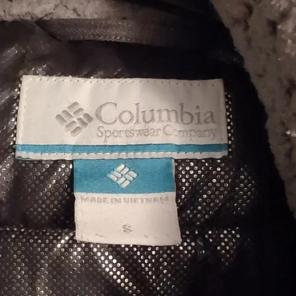 Columbia dark green women's winter coat, small - Picture 3 of 6